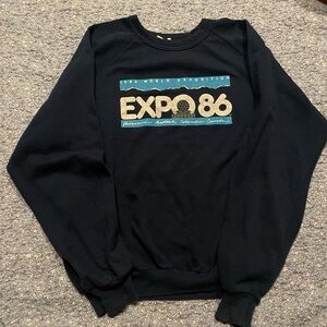 Expo 86 Black Sweater